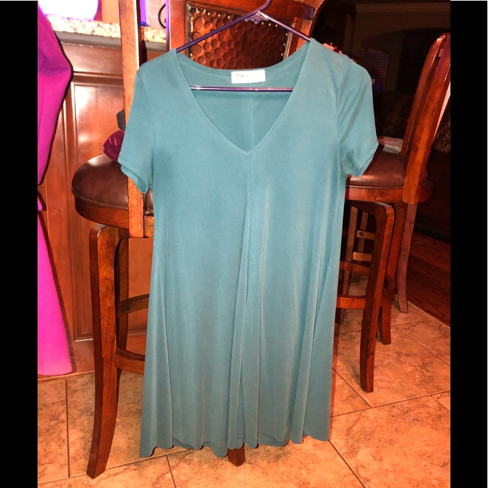 Turquoise Shift dress